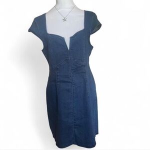 Free People Dark Blue Mini Dress